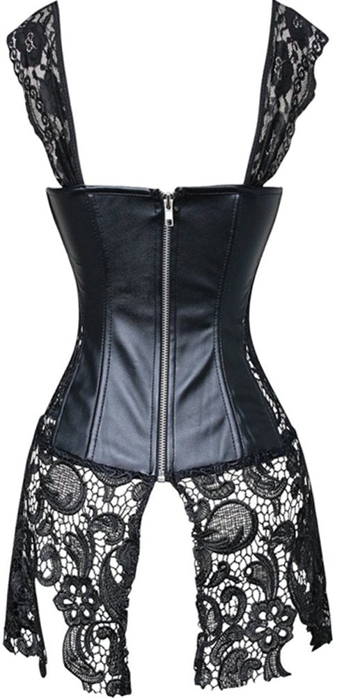 Embrace Elegance: Plus Size Venice Tie-Up Corset Dress