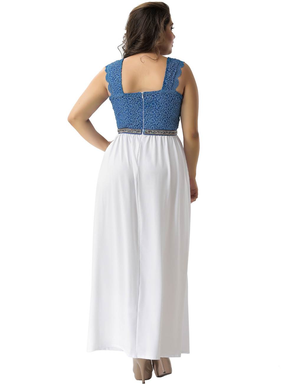 Effortless Confidence: Plus Size Sleeveless Maxi Dress by Rachael K