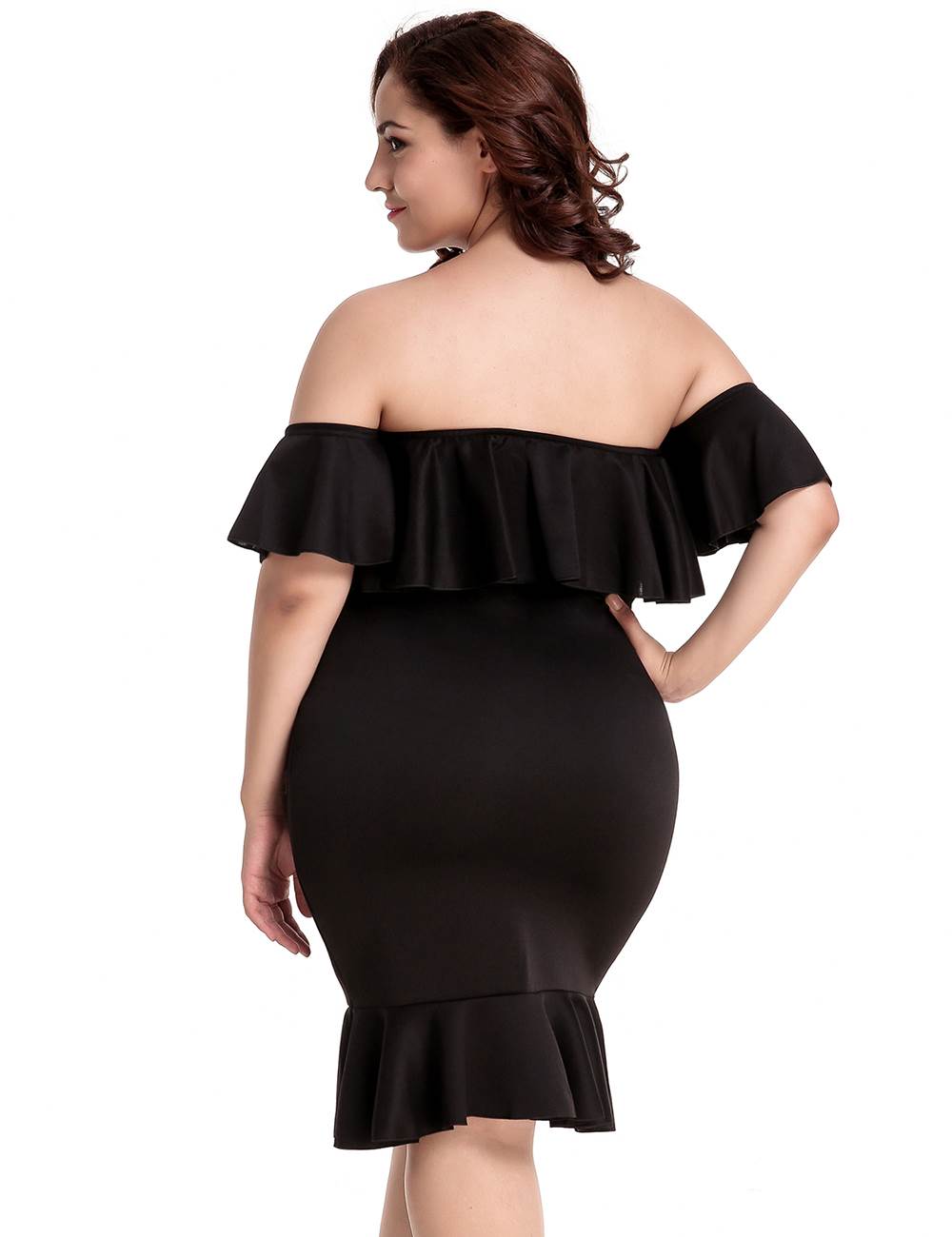 Effortless Elegance: Shop the Black Off-Shoulder Dress by Rachael K