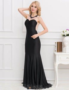 Elegant Mermaid Formal Dress with a flowing train - Perfect for special occasions