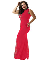Load image into Gallery viewer, Elegant Red Sleeveless Maxi Dress for Special Occasions
