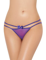 Load image into Gallery viewer, Sexy Black Plus-Size Mesh Open-Back Panty
