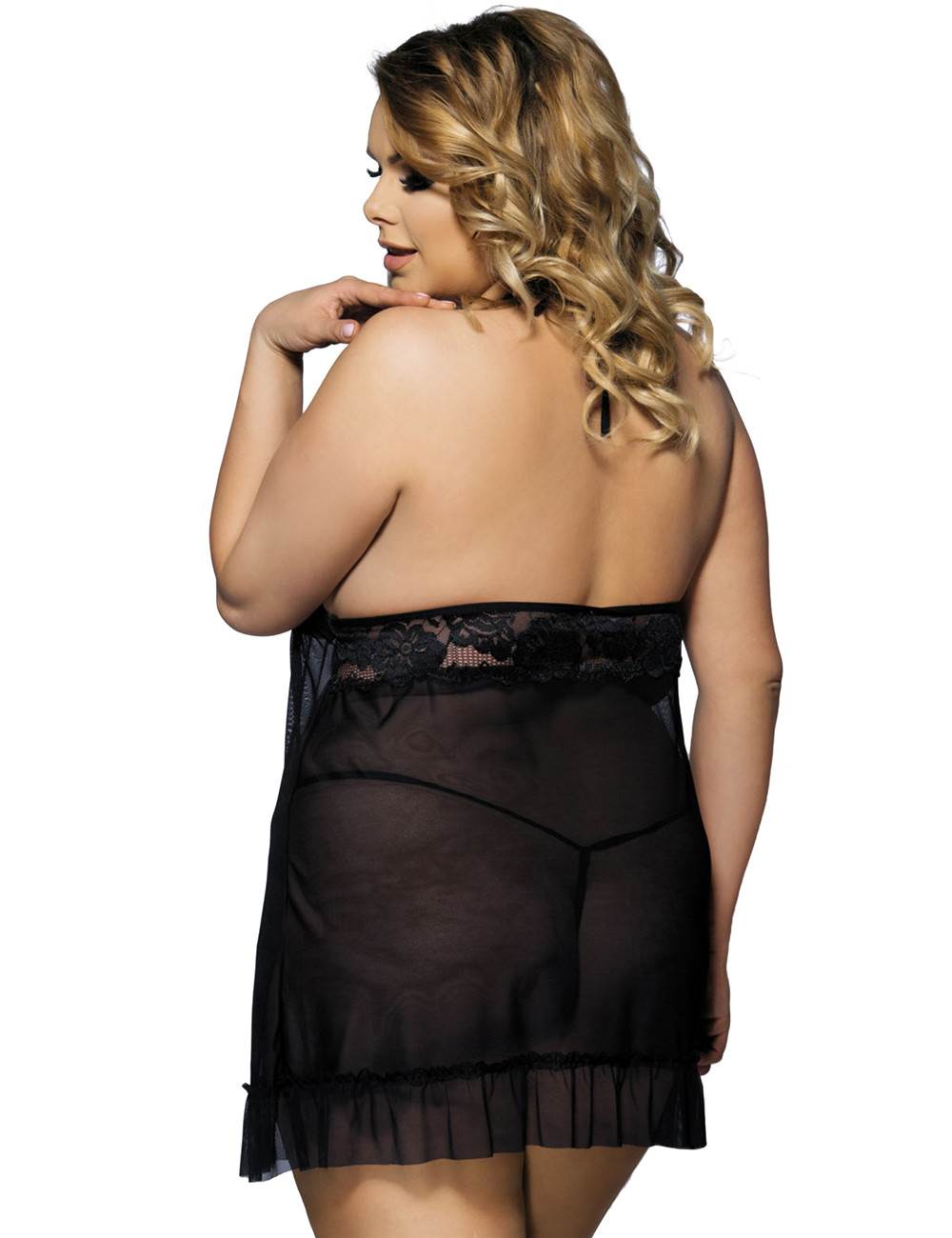 Enchanting Lace Babydoll Set: Comfort and Allure