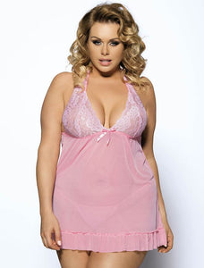 Enchanting Lace Babydoll Set: Comfort and Allure
