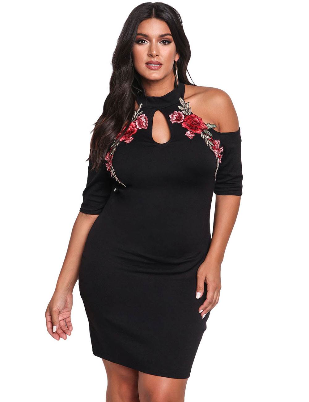 Shop the Show-Stopping Floral Embroidered Mini Dress by Rachael K