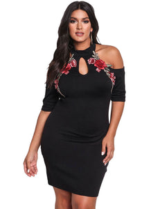 Shop the Show-Stopping Floral Embroidered Mini Dress by Rachael K
